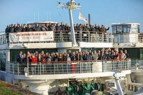 Mitte Februar trafen sich die A-ROSA Crew-Mitglieder zur Schulungswoche in Köln. Foto: A-ROSA Flussschiff GmbH