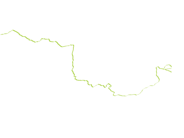 Routenkarte von der Donau ohne Häfen