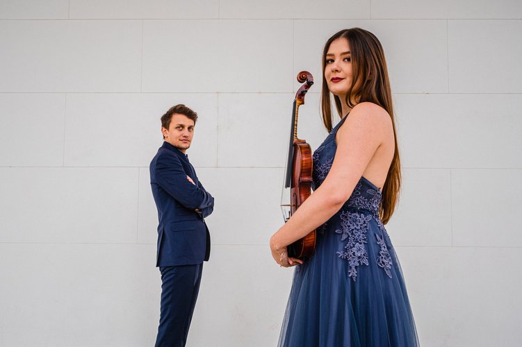 Klassiktalente Zuzanna Budzyńska (Geige) und Szymon Ogryzek (Piano) haben sich bereits weltweit einen Namen gemacht. Foto: Alex Michel