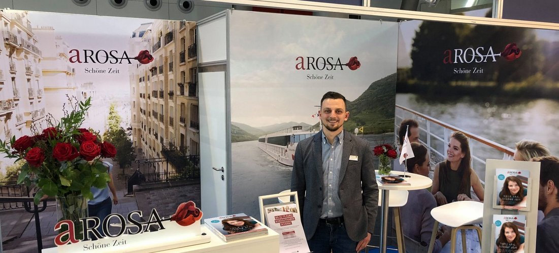 A-ROSA ist auf verschiedenen Messen in Nord- und Süddeutschland sowie der Schweiz und Österreich vertreten. Foto: A-ROSA Flussschiff GmbH