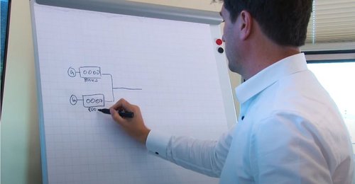 Matthias Luttter, der Leiter Neubau & Großprojekte bei A-ROSA, erklärt in diesem Video, wie der hybride Antrieb der A-ROSA SENA funktioniert.